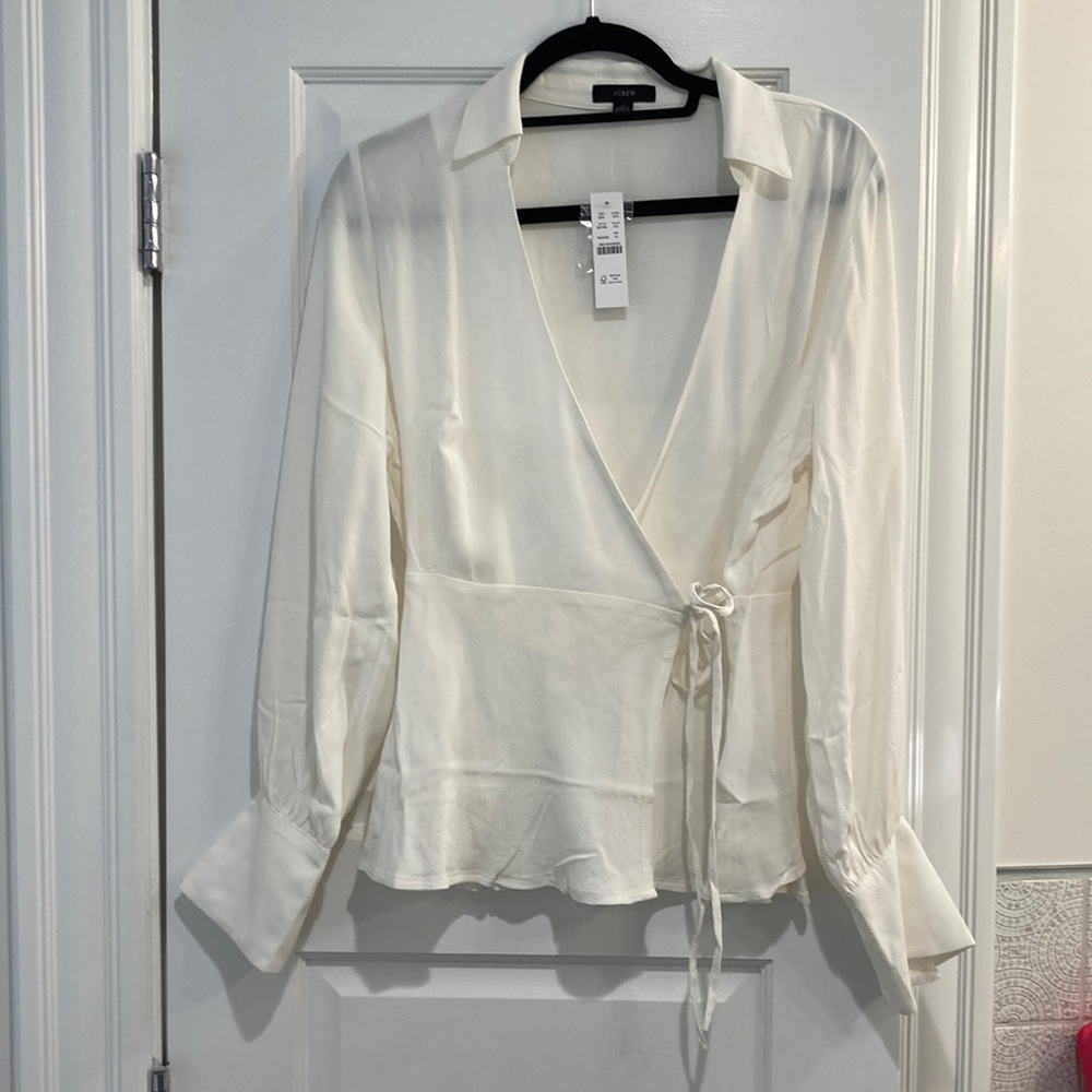 JCrew Wrap Blouse